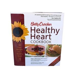 Vintage 2005 Betty Crocker Heart Healthy Cookbook Hard‎ Cover Book